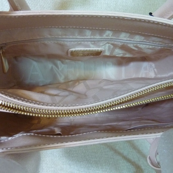 NEW FURLA Pink Saffiano Leather Small Josi Tote/Crossbody Bag Made in Italy Bag - Picture 8 of 13